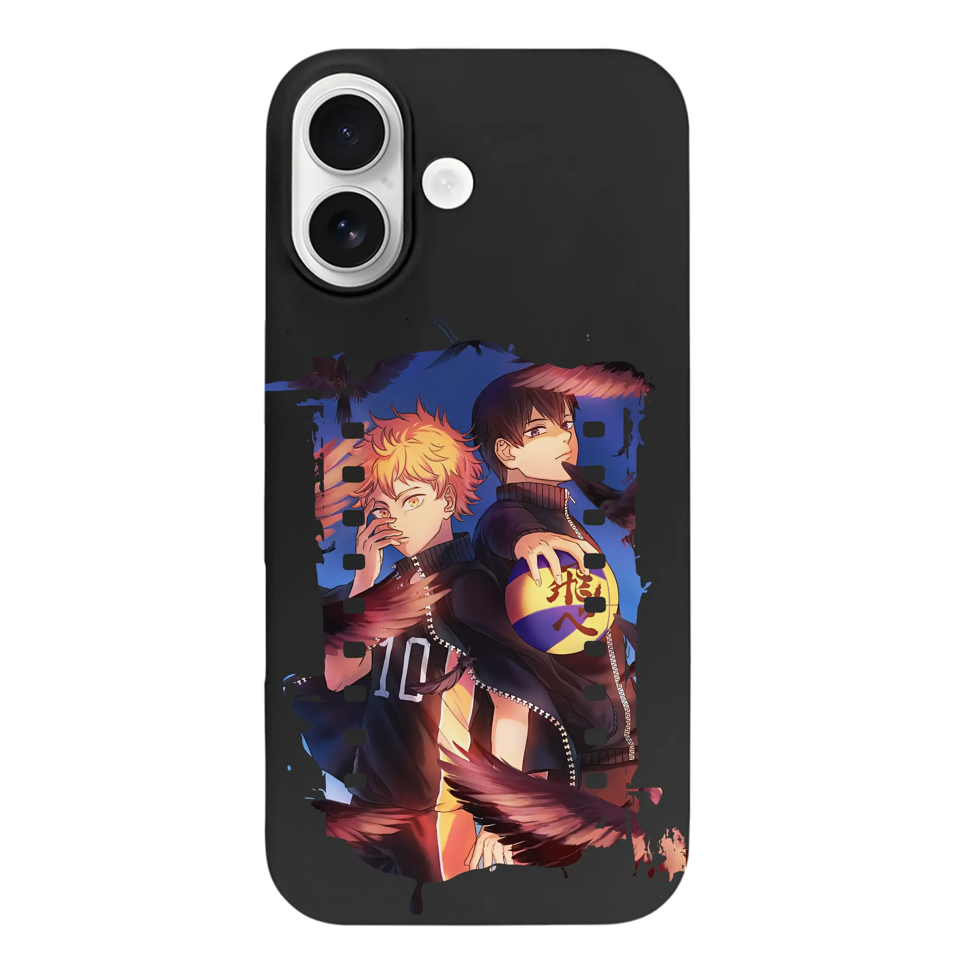 ハイキュー!! グッズ,日向翔陽 - iPhone 17 シリーズ シリコンケース 薄型 耐衝撃 指紋防止 ソフトタッチカバー 精密フィット 傷防止 保護ケース iPhone 17/17 Air/17 Pro/17 Pro Max 対応